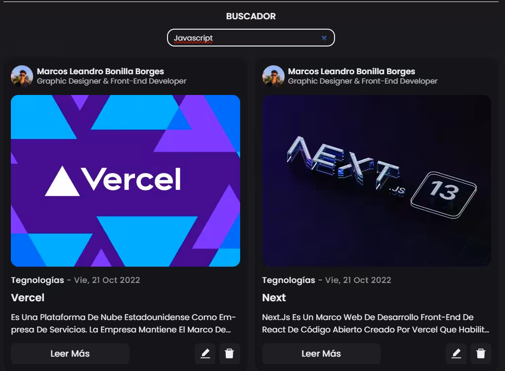 projecto Galería 18